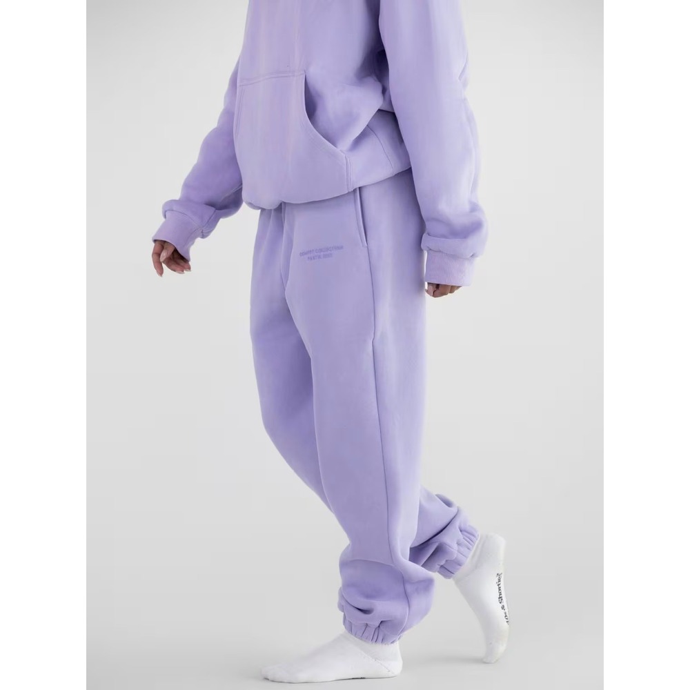 Comfrt Pastel Edit Lavender Purple Fleece Jogger Sweatpants Womens Medium